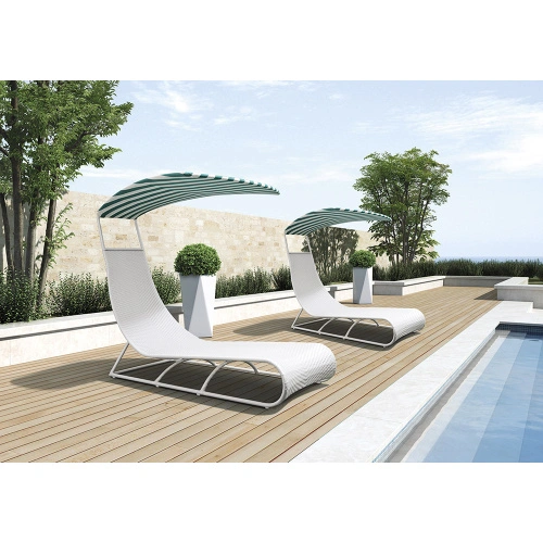 Outdoor New Leisure Design Rattan sun lounge